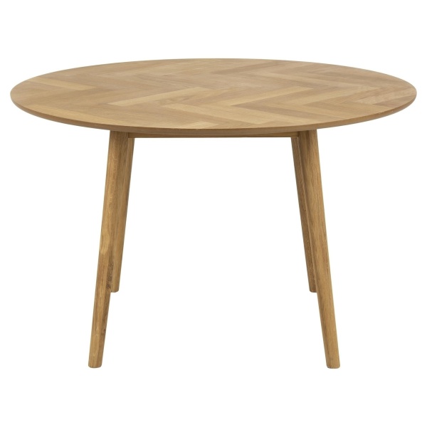 Stół Nagano okrągły jodełka - ACTONA