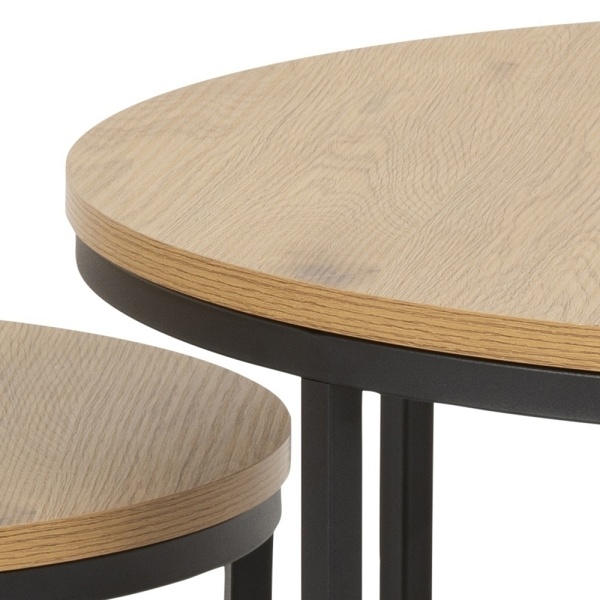 Zestaw stolików Spiro dąb - ACTONA