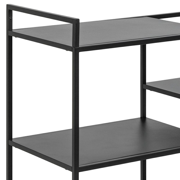 Wózek na kółkach Newcastle czarny - ACTONA