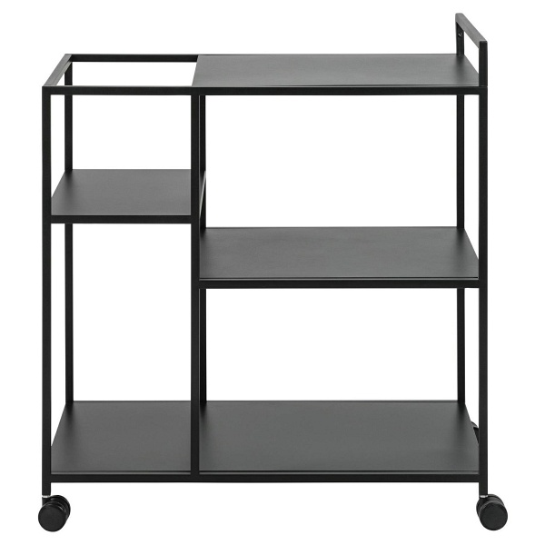 Wózek na kółkach Newcastle czarny - ACTONA