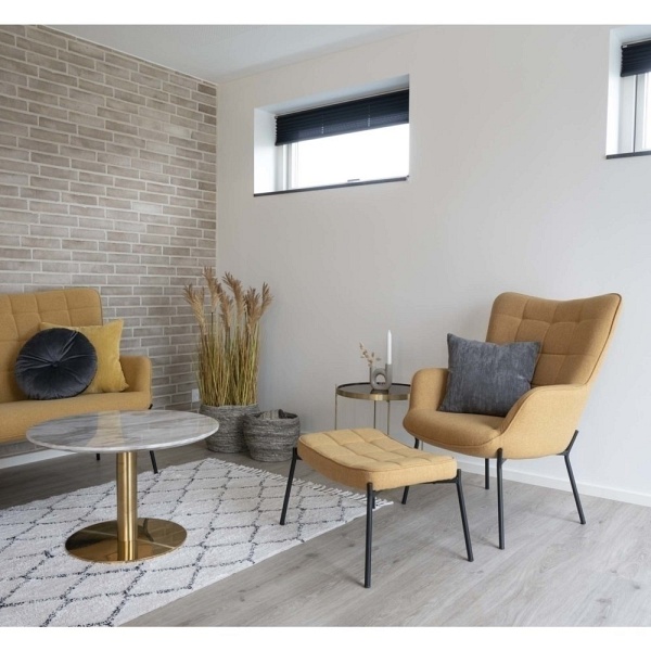 Stolik kawowy Venezia złoty - House Nordic ApS