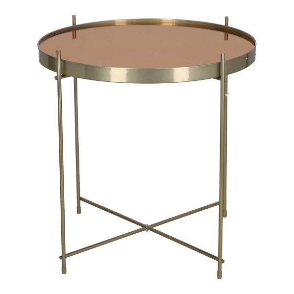 Stolik kawowy Venezia złoty - House Nordic ApS