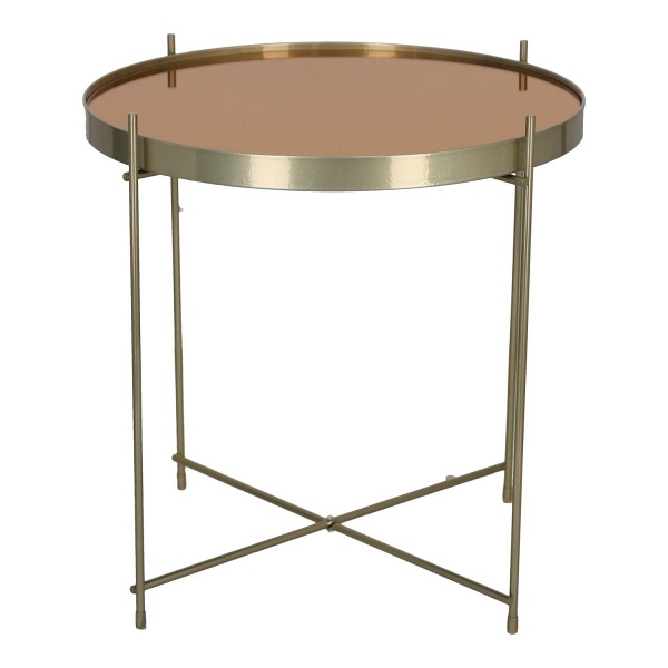 Stolik kawowy Venezia złoty - House Nordic ApS