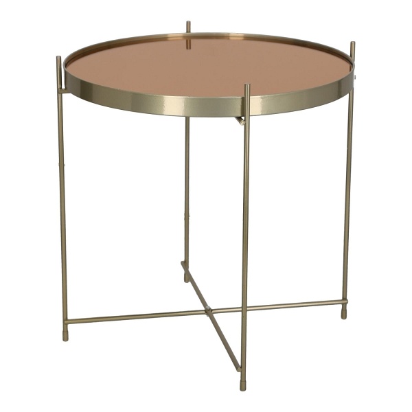 Stolik kawowy Venezia złoty - House Nordic ApS