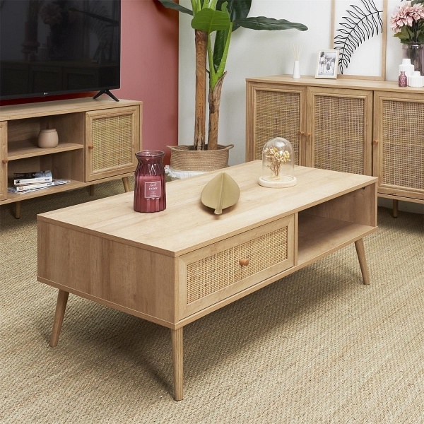 Stolik kawowy Bali naturalny - Intesi