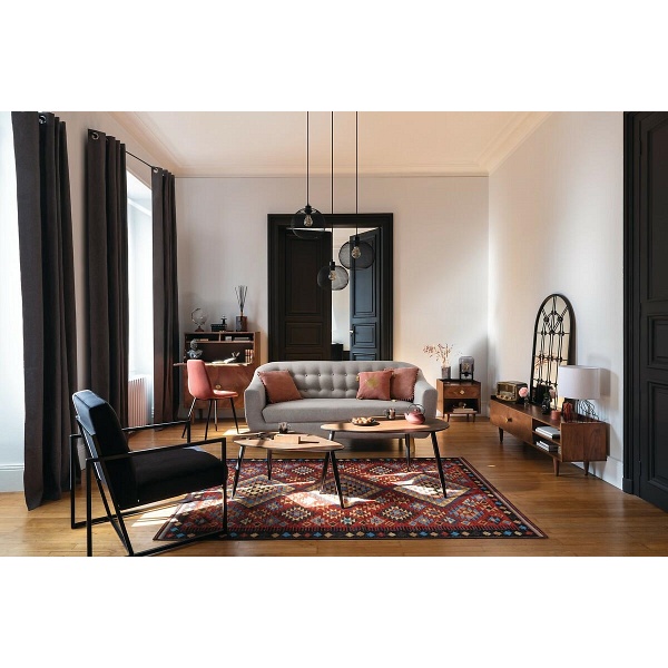 Zestaw 2 stolików Mileo L białe - Nordivo