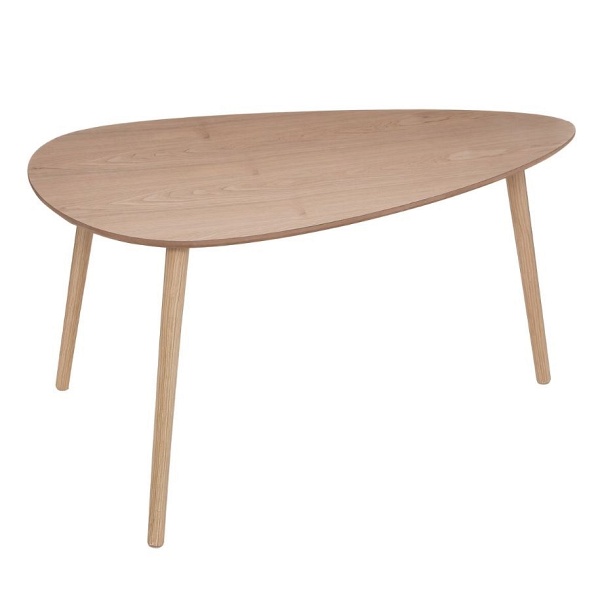 Zestaw 2 stolików Mileo L naturalne - Nordivo