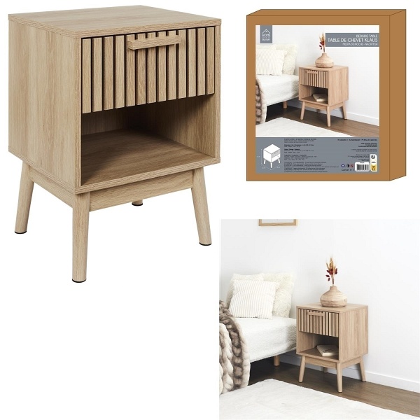 Szafka nocna Klaus naturalna - Intesi