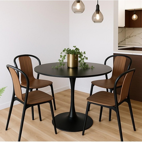 Stół Simplet Skinny Black 90cm - Simplet