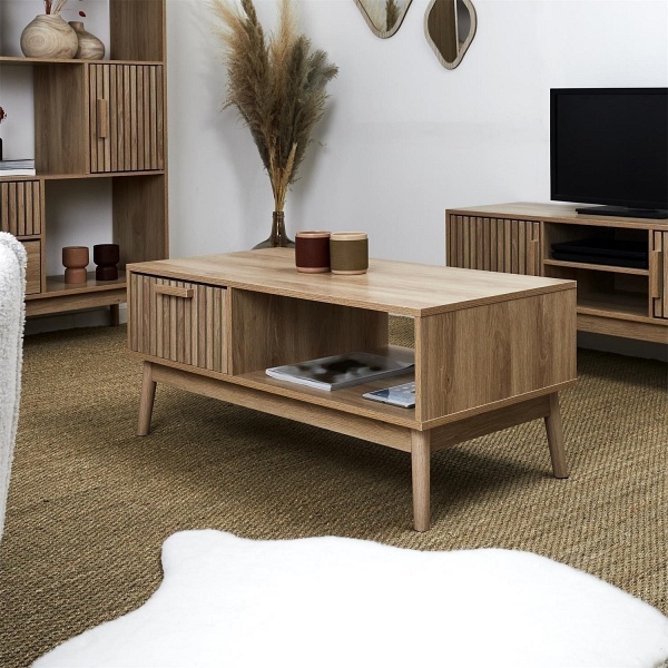 Stolik Kawowy Klaus naturalny - Intesi