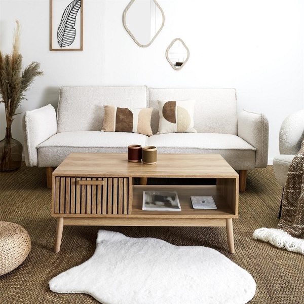 Stolik Kawowy Klaus naturalny - Intesi