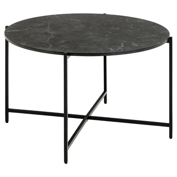 Stolik kawowy Lamoine 70cm czarny - ACTONA