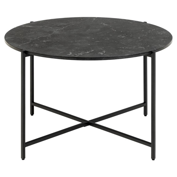 Stolik kawowy Lamoine 70cm czarny - ACTONA