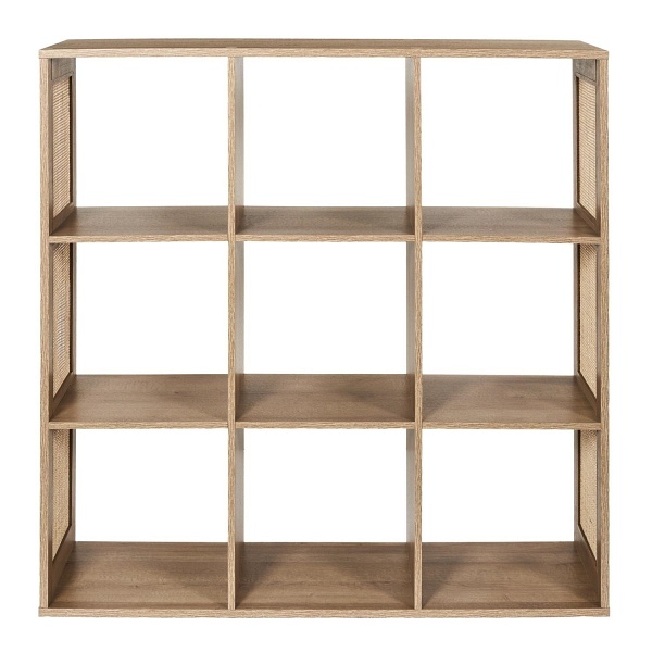 Regał Klaus 9 półek naturalny - Intesi