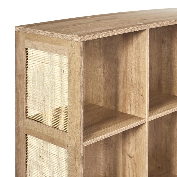 Regał Klaus 9 półek naturalny - Intesi