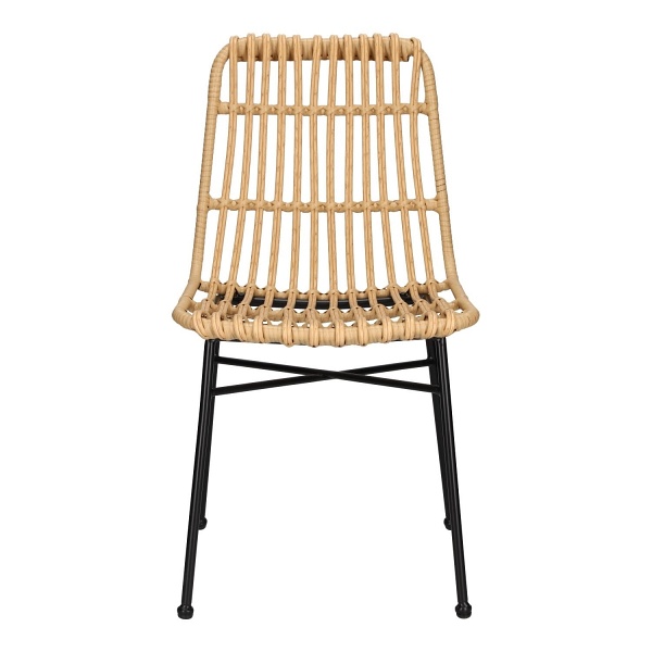Krzesło Surabaya naturalne/czarne nogi - Intesi