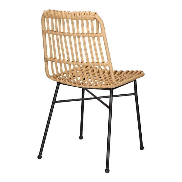 Krzesło Surabaya naturalne/czarne nogi - Intesi