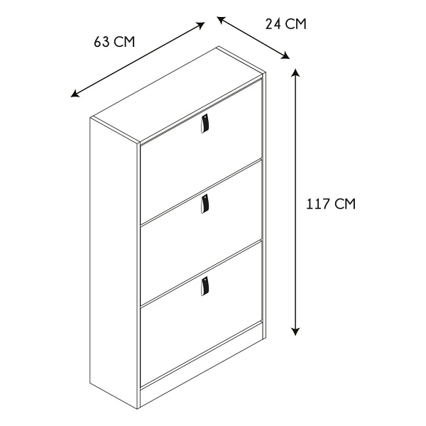 Szafka na buty Abbott - Intesi