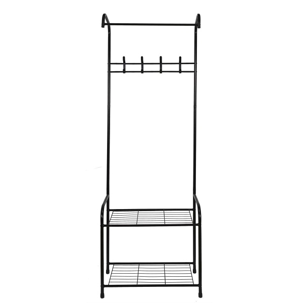 Stojak/ wieszak do przedpokoju czarny - Intesi