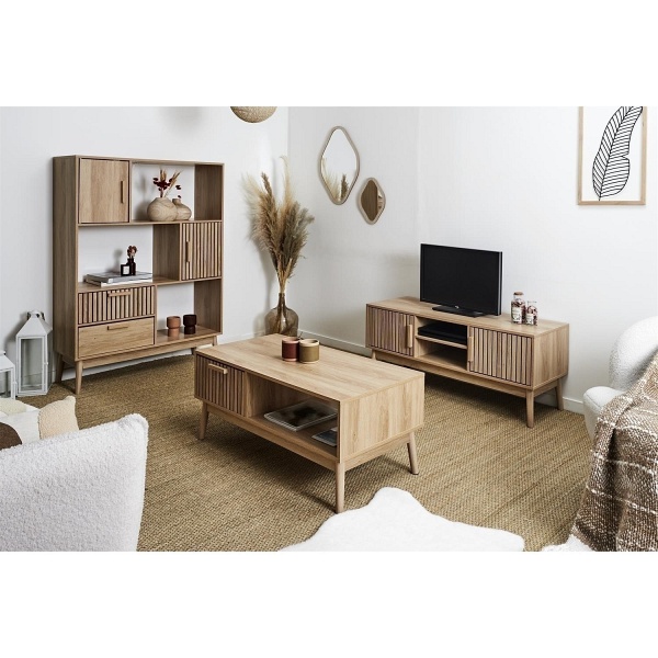 Regał Klaus naturalny - Intesi