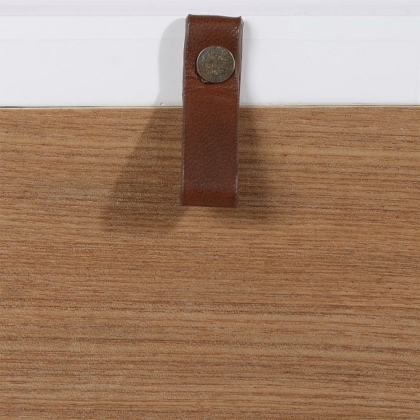 Szafka nocna Elin biała/ naturalna - Intesi