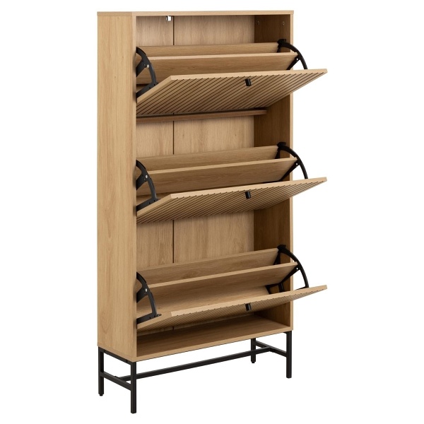 Szafka na buty Albany 3 fronty dąb naturalny - ACTONA