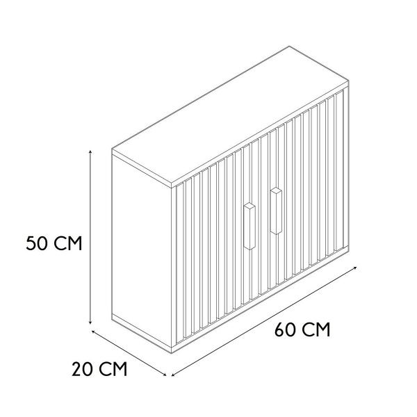 Szafka wisząca Klaus naturalna - Intesi