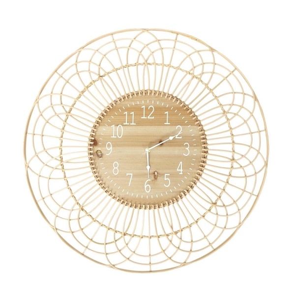 Zegar Boho Mauu naturalny - Intesi