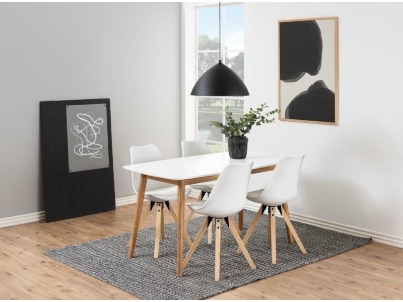 Stół Nagano M biały blat - ACTONA