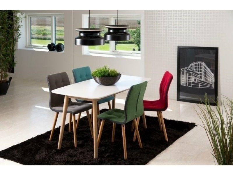 Stół Nagano M biały blat - ACTONA