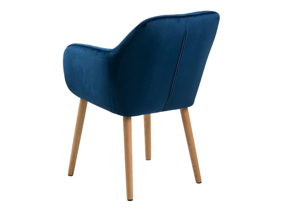 Krzesło Emilia Velvet deep blue - ACTONA