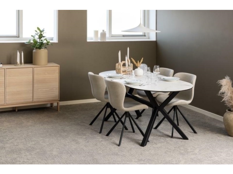 Krzesło obrotowe Batilda-A1 beżowe - ACTONA