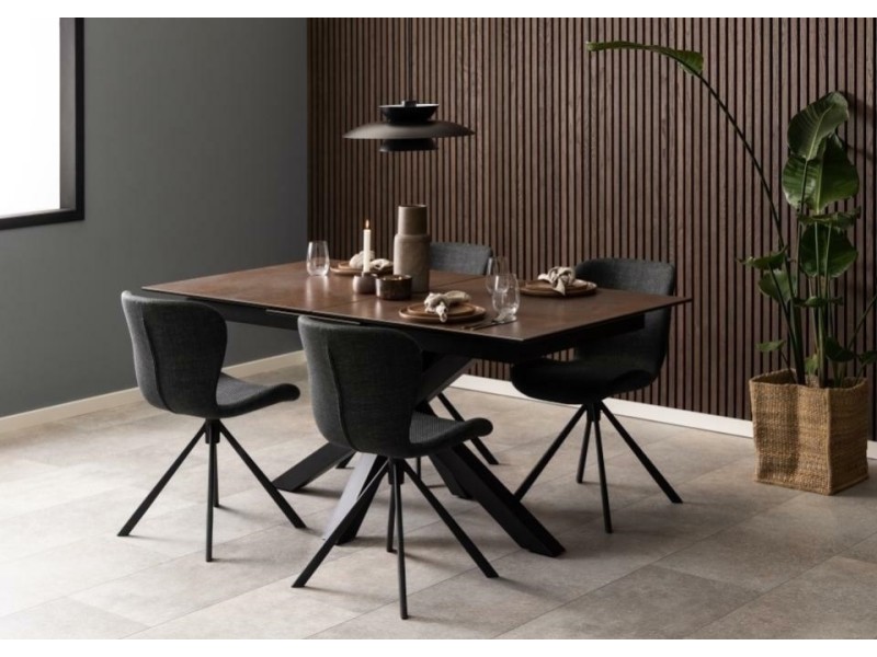 Krzesło obrotowe Batilda-A1 szary ciemny - ACTONA