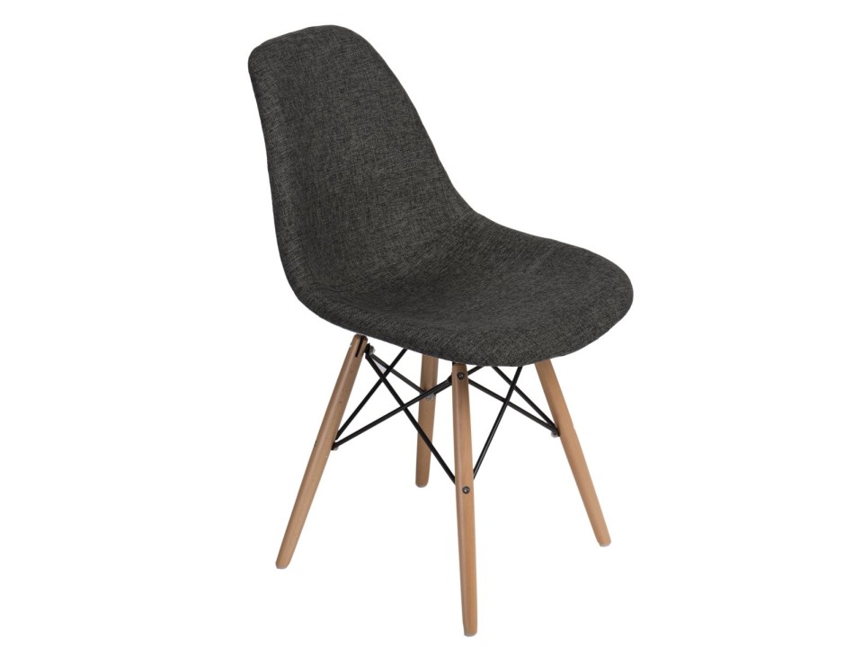 Krzesło P016W Pattern szare/pepitka - d2design
