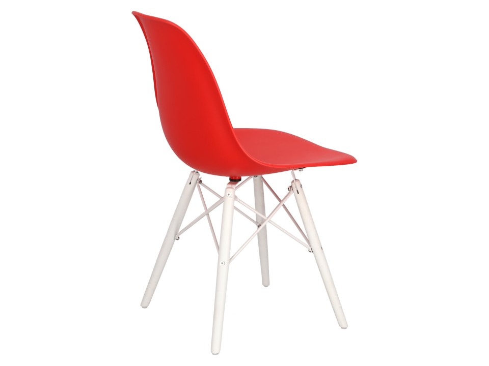 Krzesło P016W PP czerwone/white - d2design