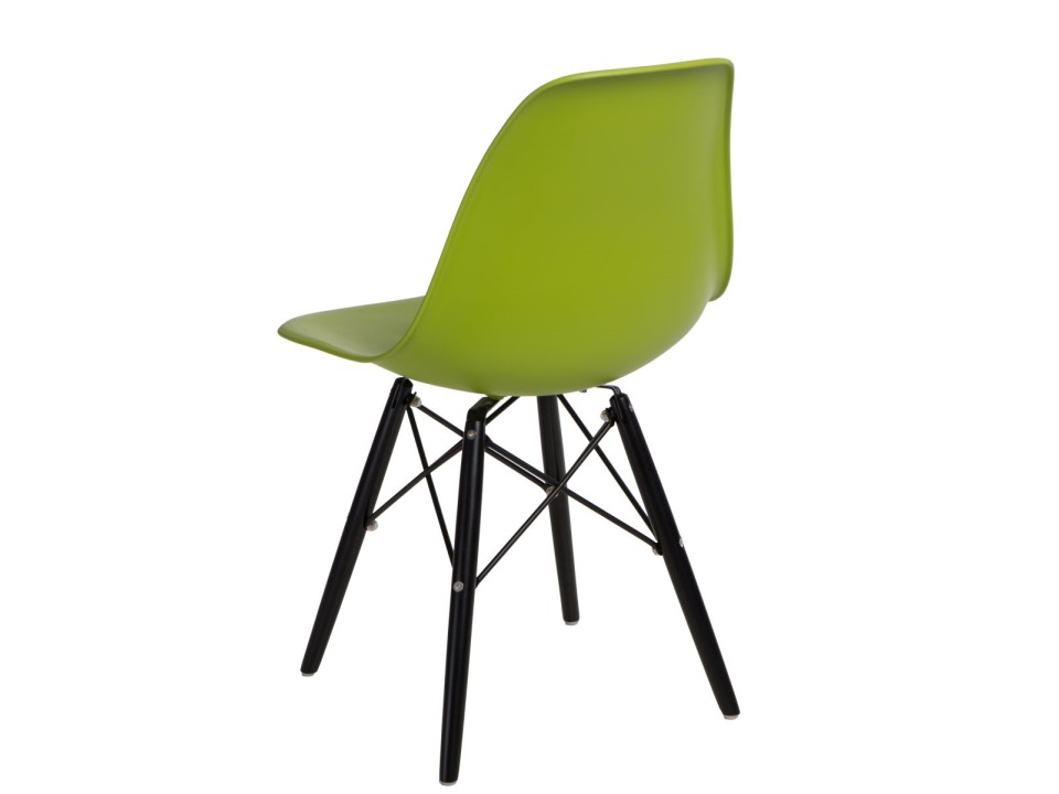 Krzesło P016W PP zielone/black - d2design