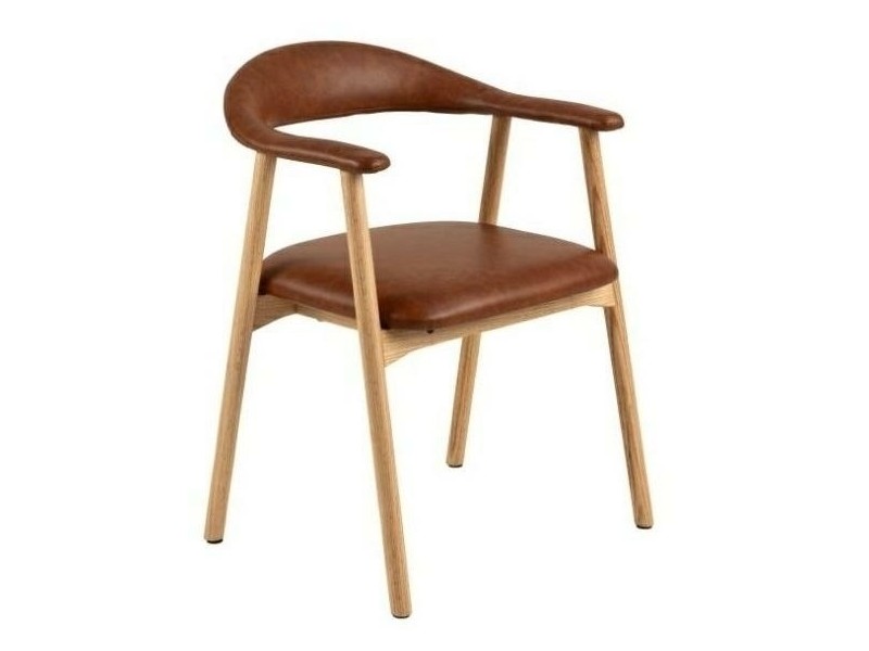 Krzesło Addi brandy PU - ACTONA