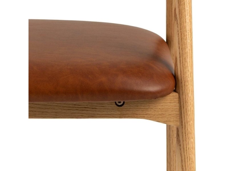 Krzesło Addi brandy PU - ACTONA