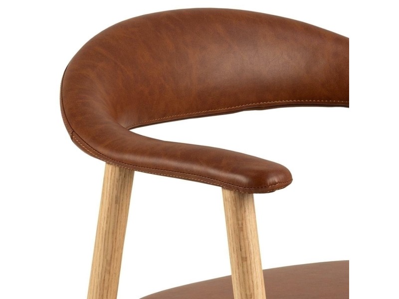 Krzesło Addi brandy PU - ACTONA