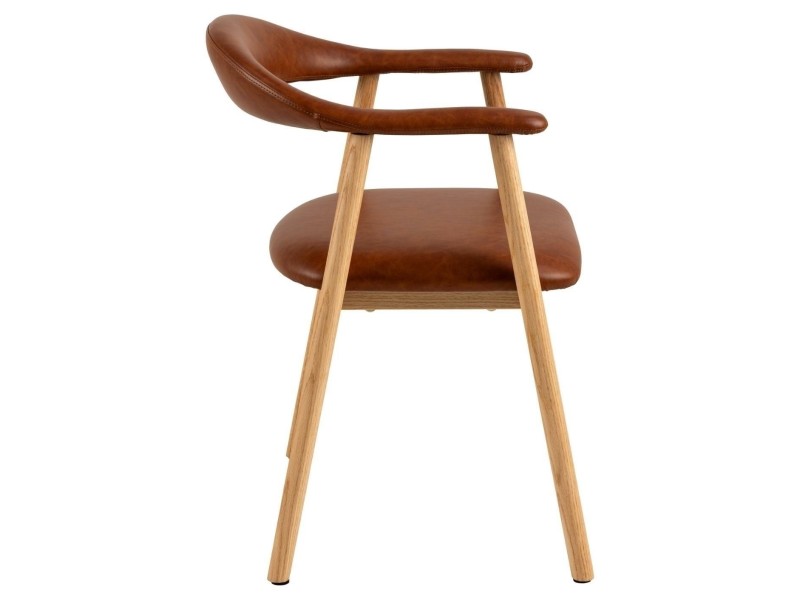 Krzesło Addi brandy PU - ACTONA