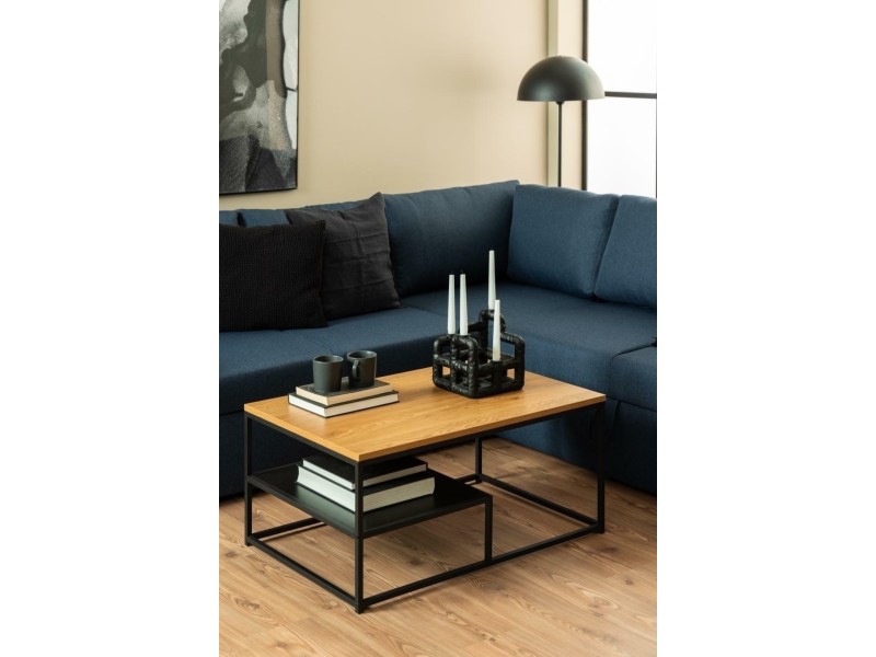 Stolik kawowy Gila 90x60cm dąb - ACTONA