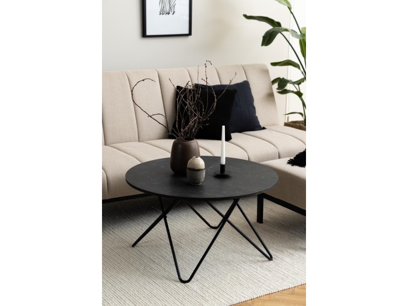 Stolik kawowy Wyre czarny - ACTONA