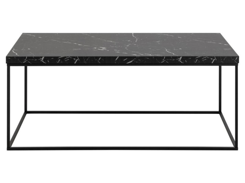 Stolik Barossa 110x55cm czarny marmur - ACTONA