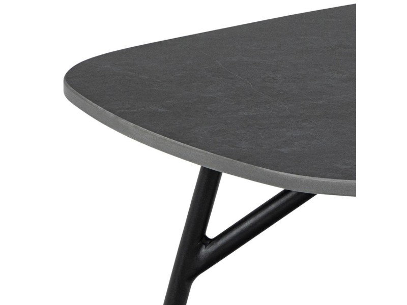 Stolik kawowy Caracas 120x60cm czarna ceramika - ACTONA