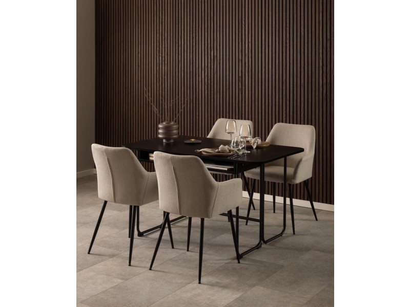 Stół/ konsola Darlington czarny - ACTONA