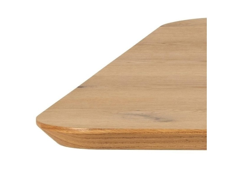 Stół Irwine 200x100cm dąb/czarny - ACTONA