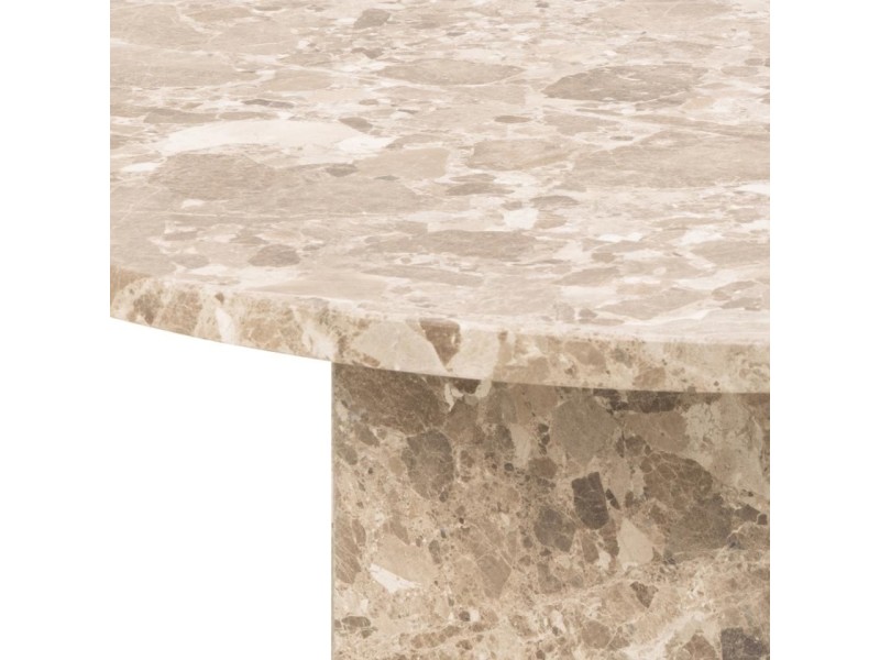 Stolik kawowy Naxos marmur brązowy - ACTONA