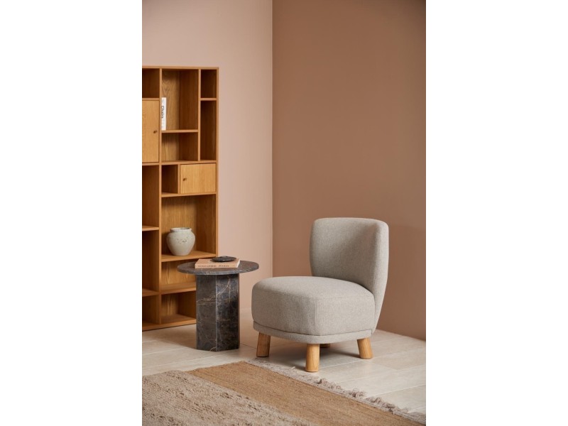 Stolik Naxos marmur ciemny brązowy - ACTONA