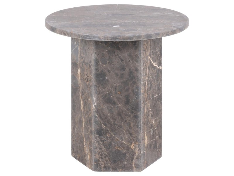 Stolik Naxos marmur ciemny brązowy - ACTONA