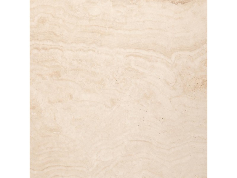 Stolik kawowy Prunus 80cm trawertyn/ chrom - ACTONA